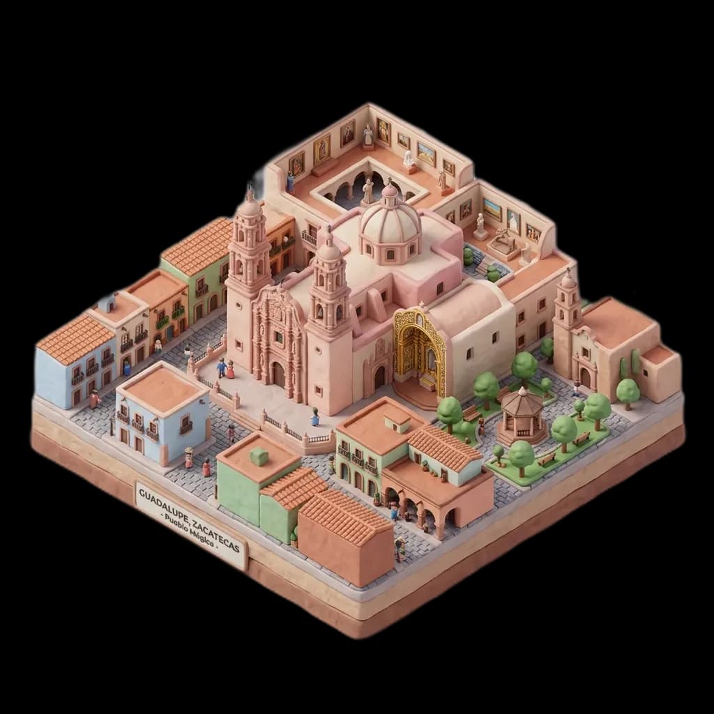 Ilustración de Guadalupe, Zacatecas