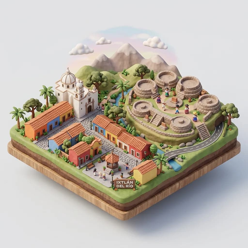 Ilustración de Ixtlán del Río, Nayarit