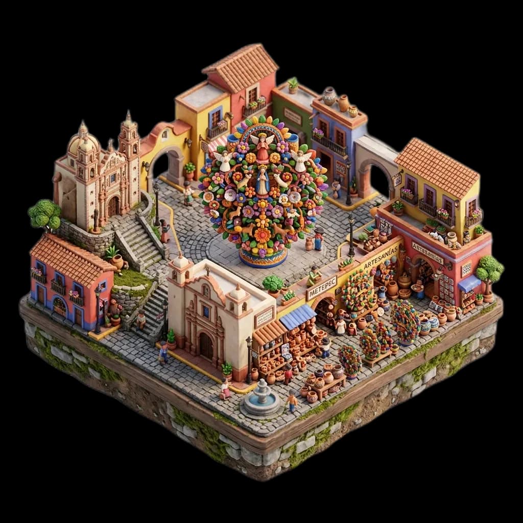 Ilustración de Metepec, Estado de México