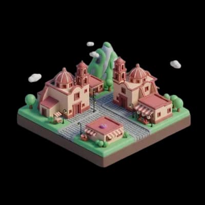 Ilustración de Teotihuacán de Arista, Estado de México