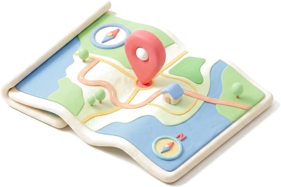 Map 3D Icon